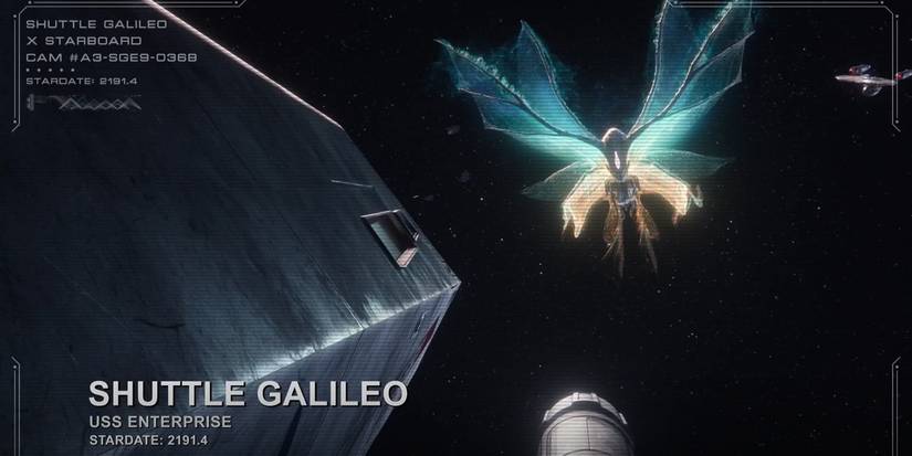 Shuttle Galileo with the Jakaru from Star Trek Strange New Worlds What Is Starfleet