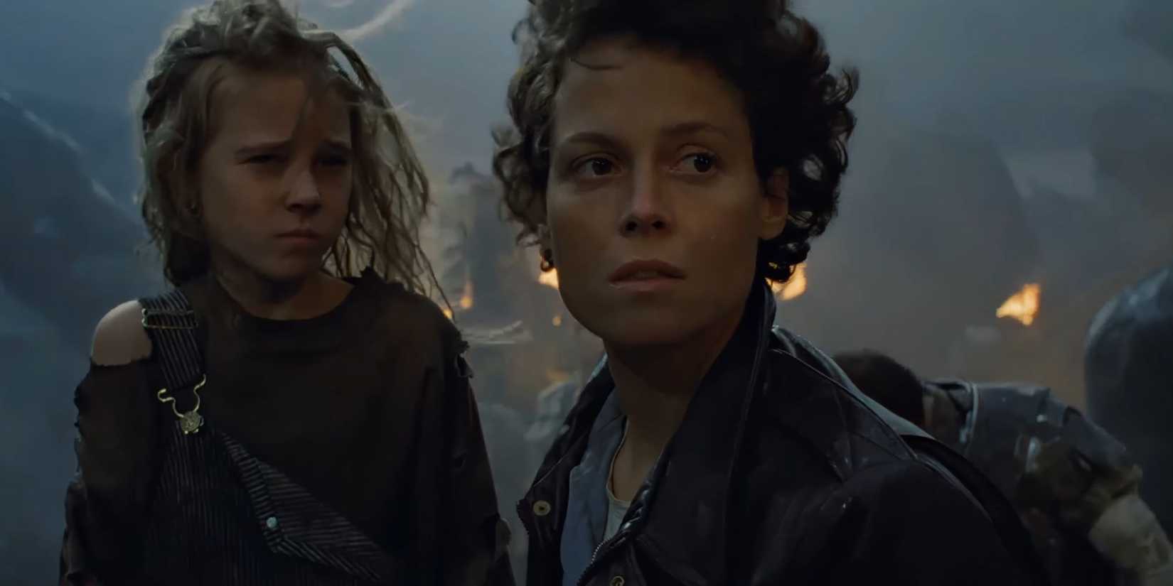 Sigourney Weaver as Ripley in Aliens