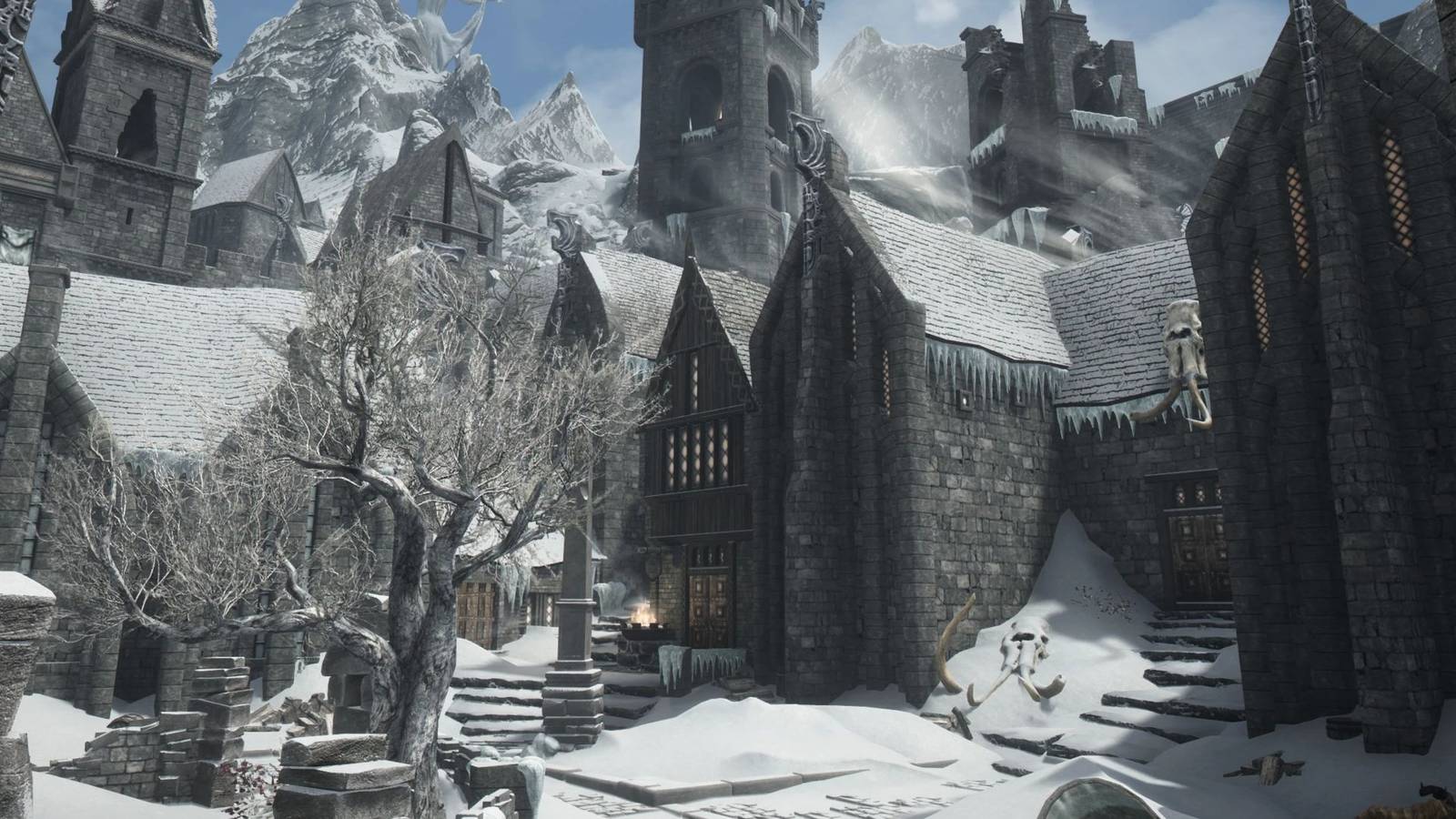 Skyrim mod, The Great City of Winterhold Screenshot From Nexus Page.