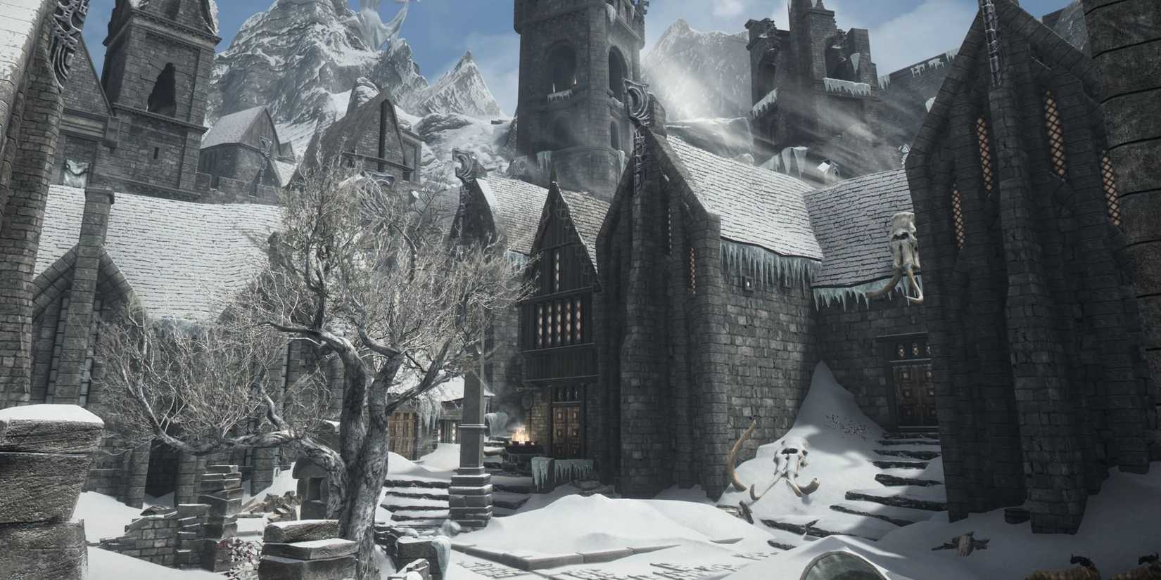 Skyrim mod, The Great City of Winterhold Screenshot From Nexus Page.
