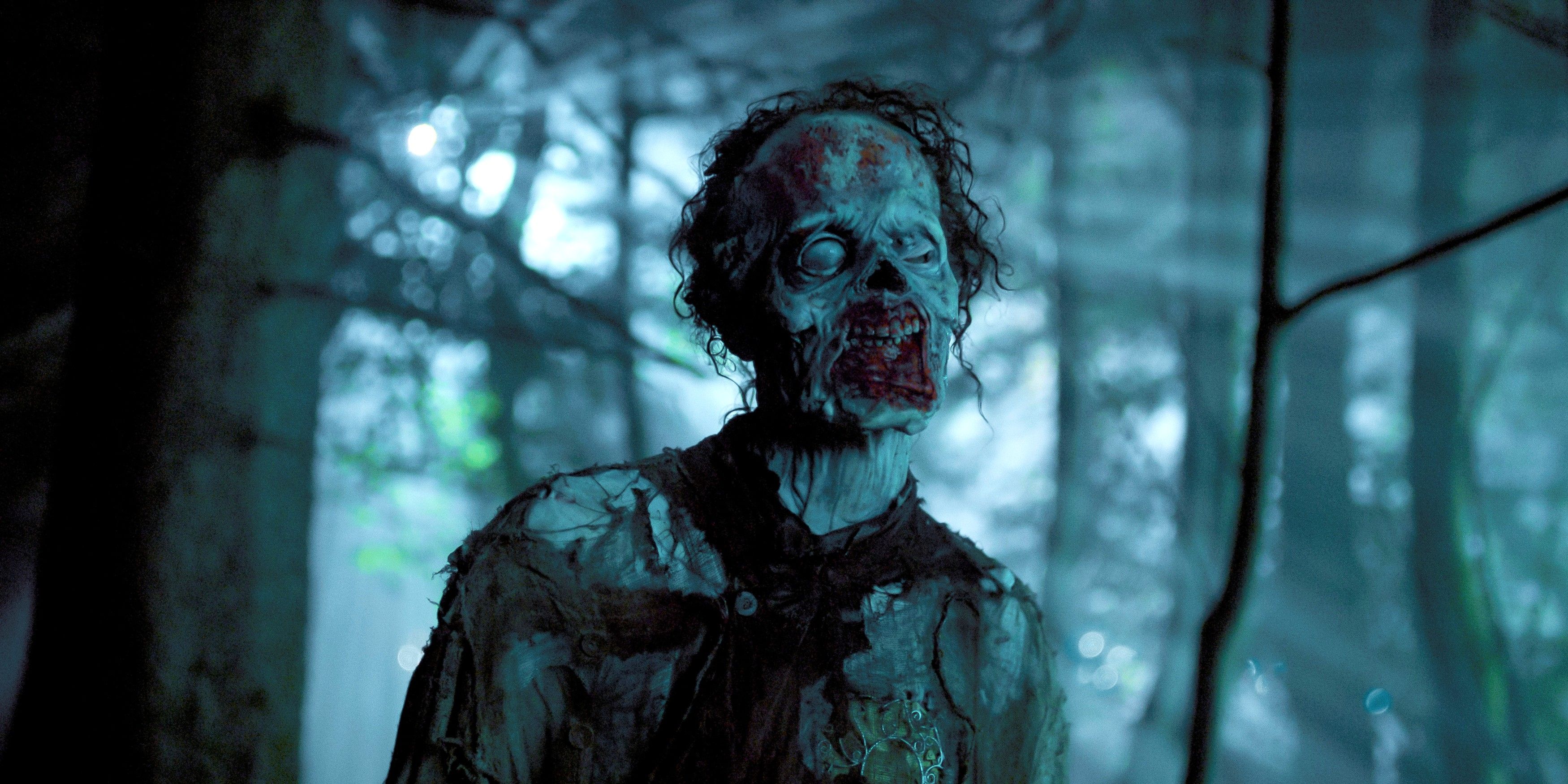 Slurp the zombie in the woods in Wednesday season 2