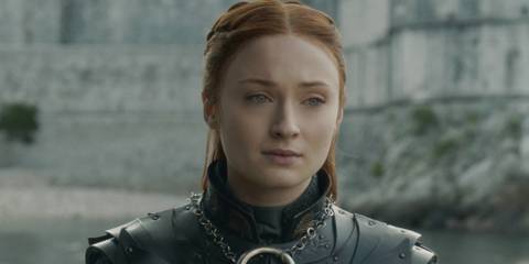 Sophie Turner as Sansa Stark in Game of Thrones