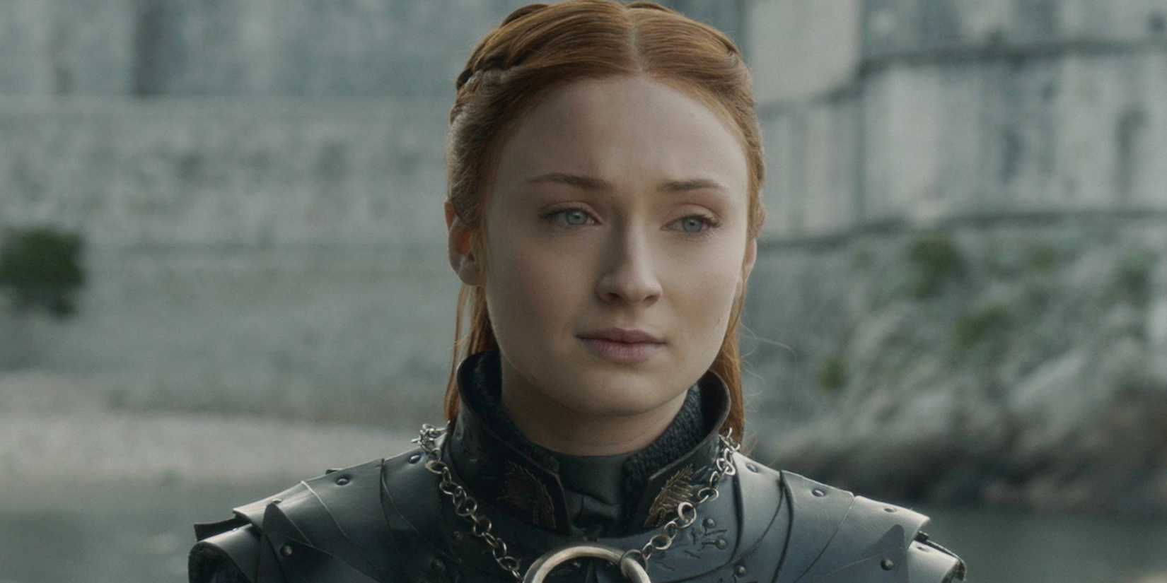 Sophie Turner as Sansa Stark in Game of Thrones