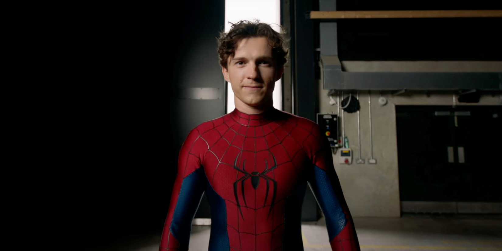 Tom Holland showing off his Spider-Man: Brand New Day (2026) suit