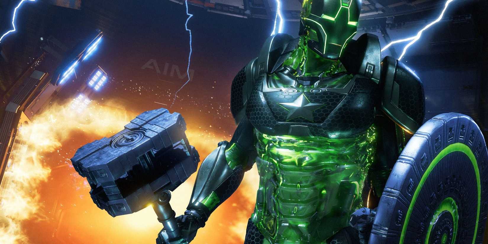Super-adaptoide no jogo dos Vingadores da Marvel