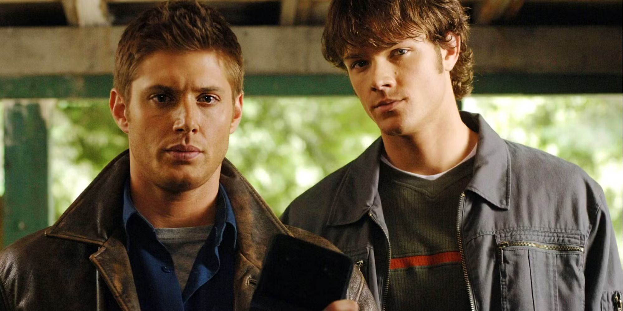 Jensen Ackles and Jared Padalecki as Dean and Sam Winchester in Supernatural