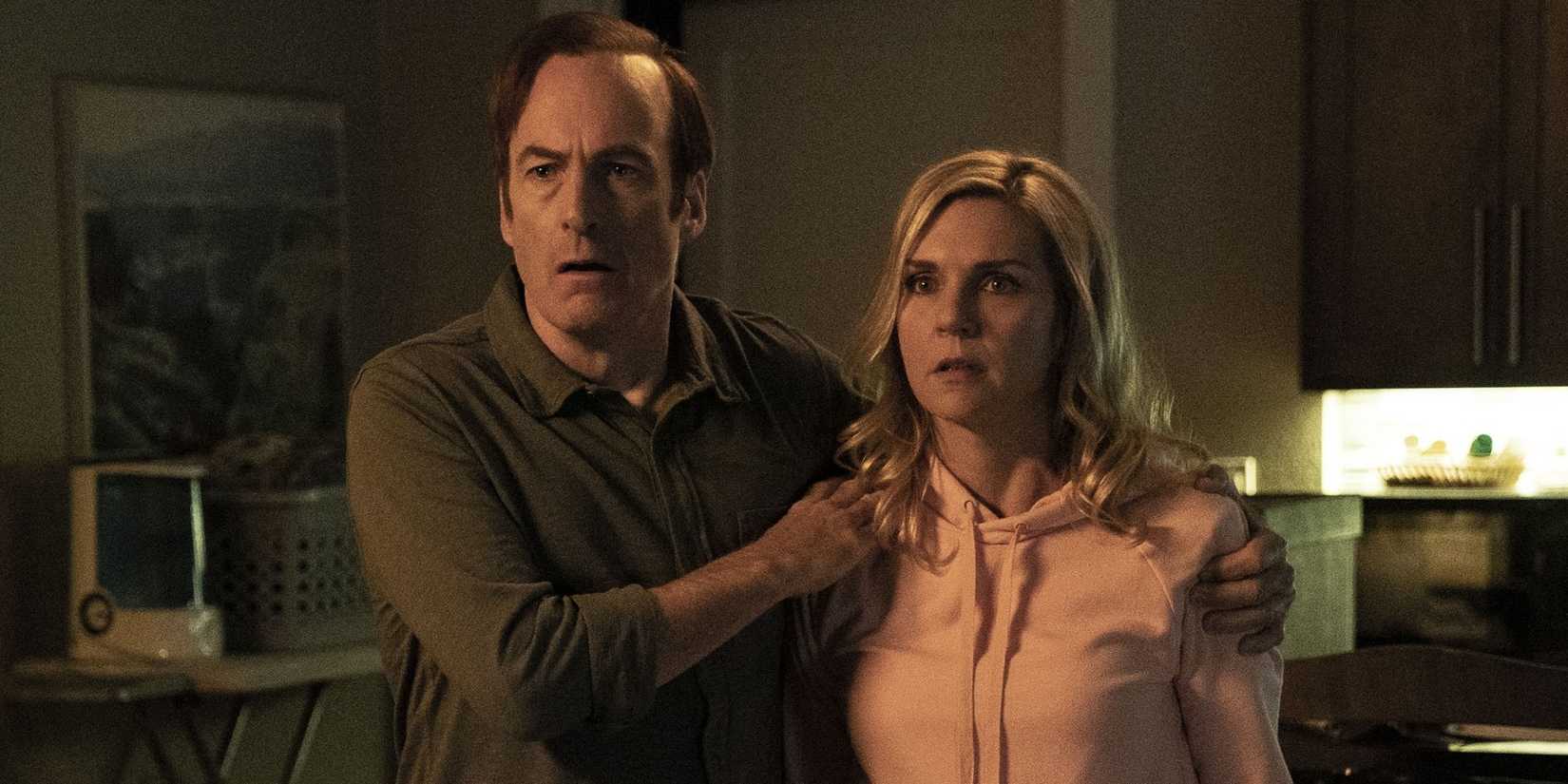 Jimmy and Kim looking horrified in Better Call Saul