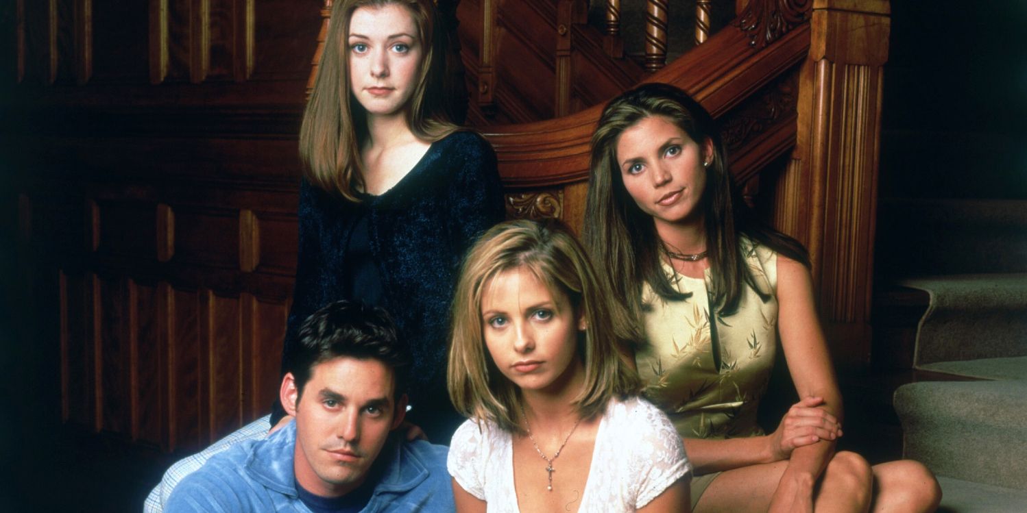 Il cast di Buffy in promozione stagione 2