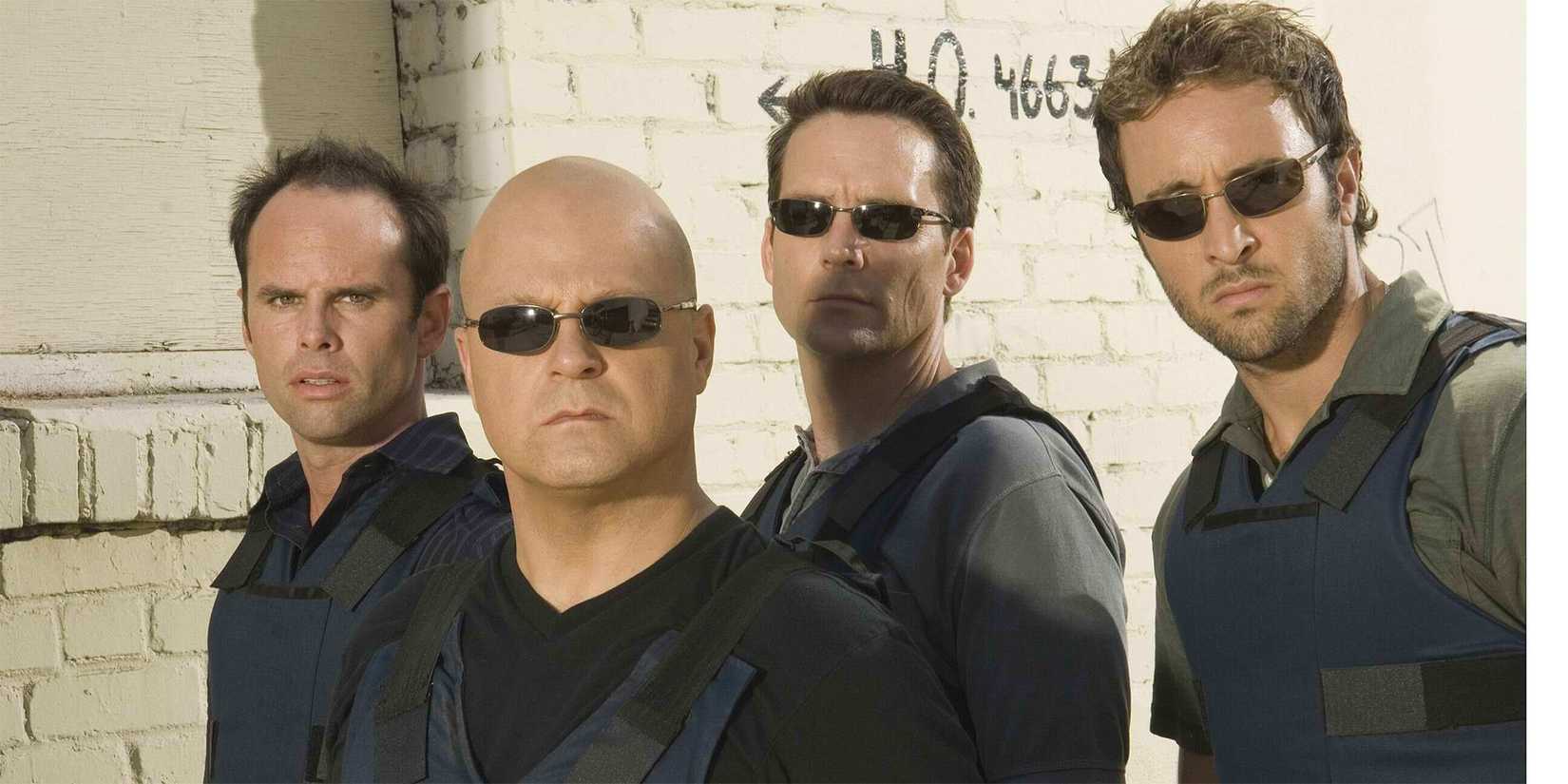 O elenco de The Shield em uma foto promocional