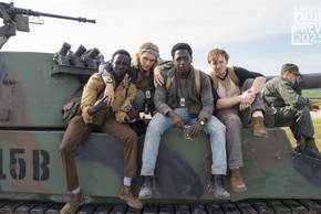 The Long Walk 2025 ScreenRant Exclusive Still Main Cast on Tank