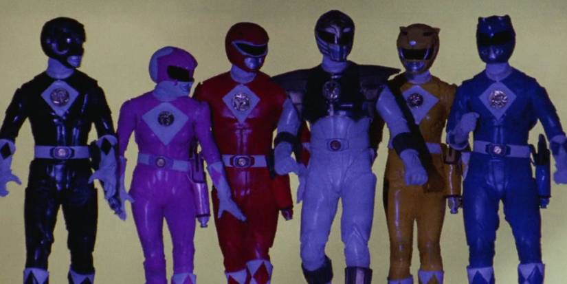 Os Power Rangers originais juntos no filme de 1995