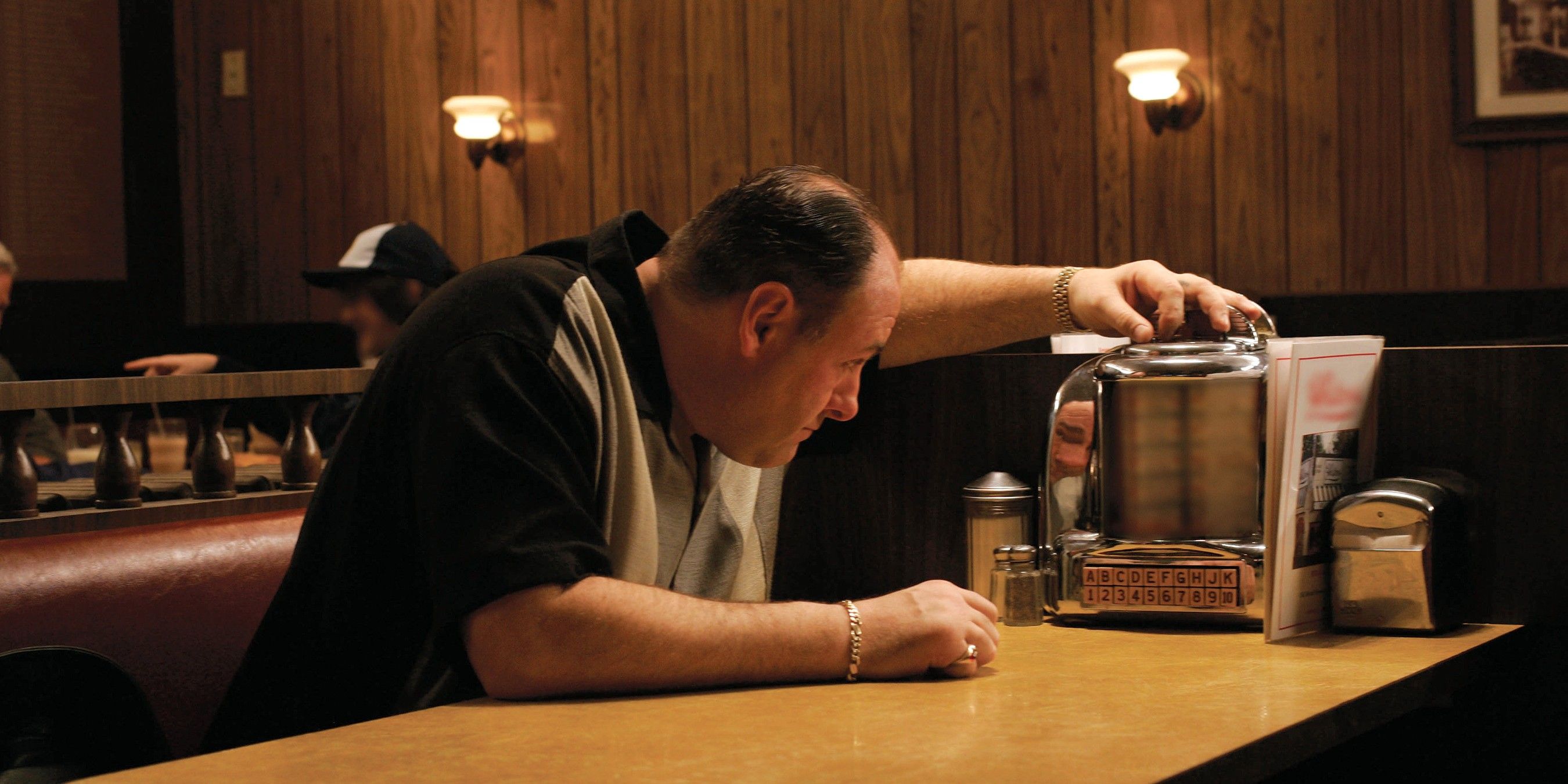 Tony Soprano al finale con jukebox