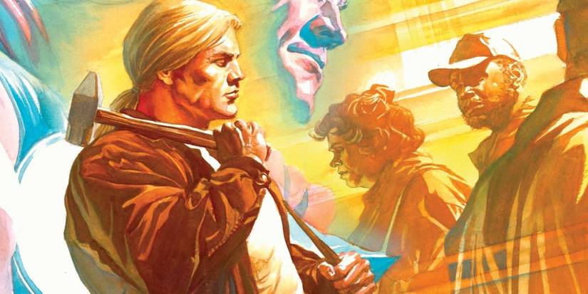 Sigurd Jarlson as a mortal hero walking among humans in Mortal Thor