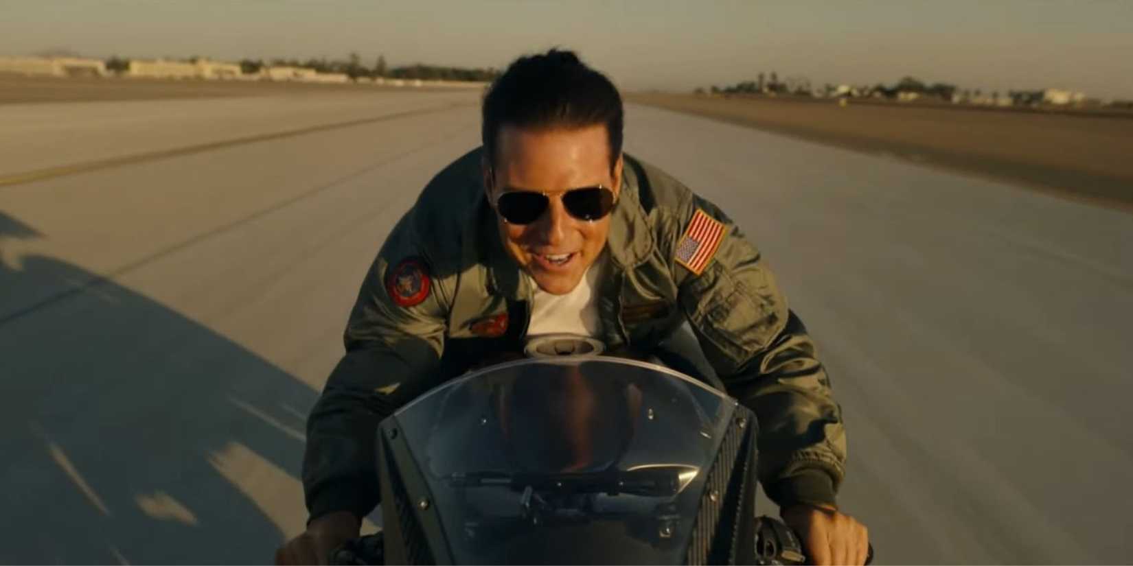 Tom Cruise as Maverick in Top Gun