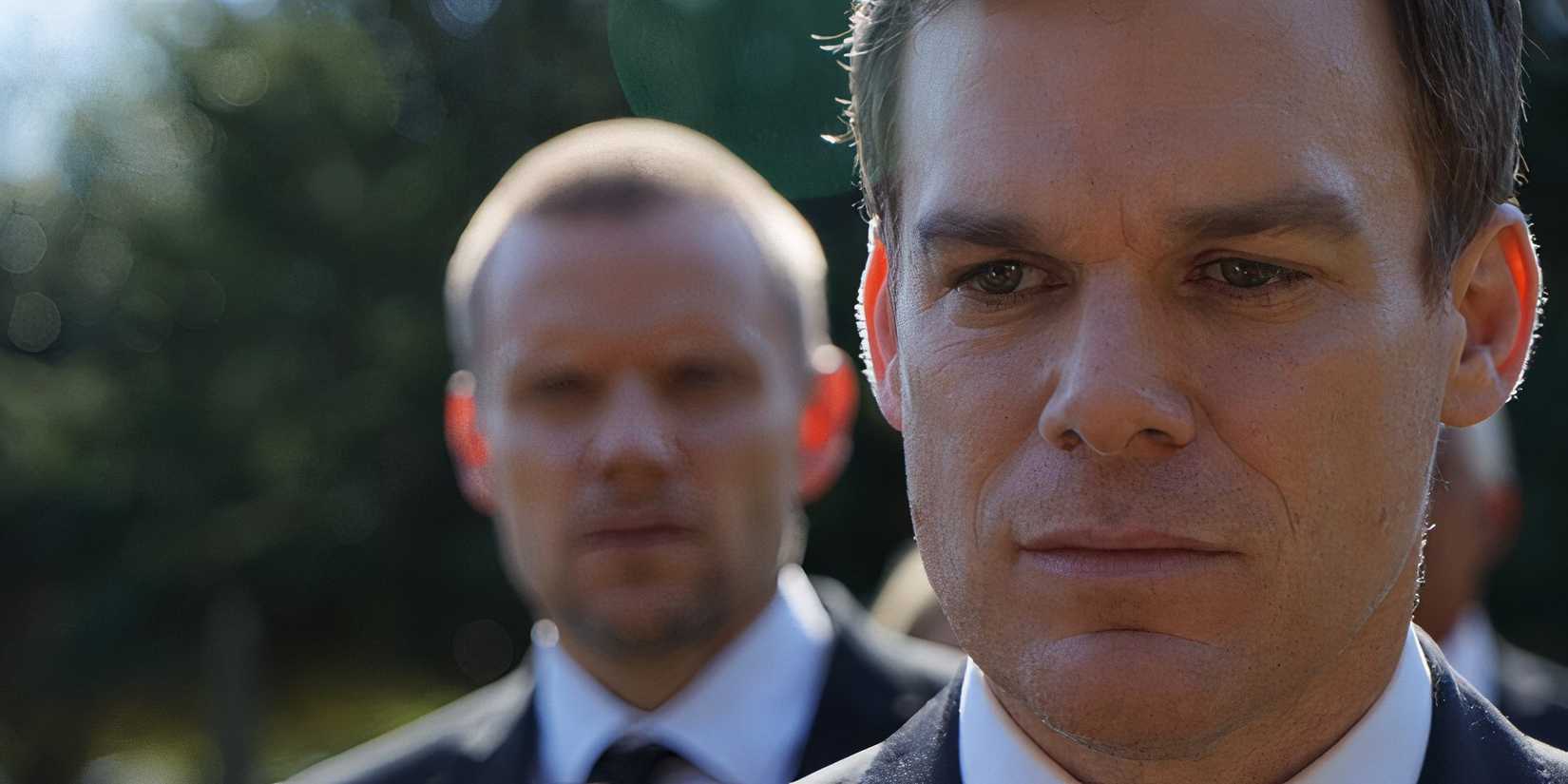 Tom Delaney looking forlorn in Safe on Netflix