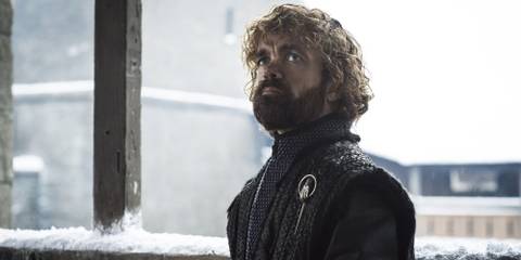 Tyrion Lannister Looking Up In Game Of Thrones