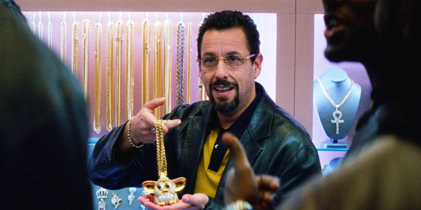Adam Sandler em cena de Uncut Gems.