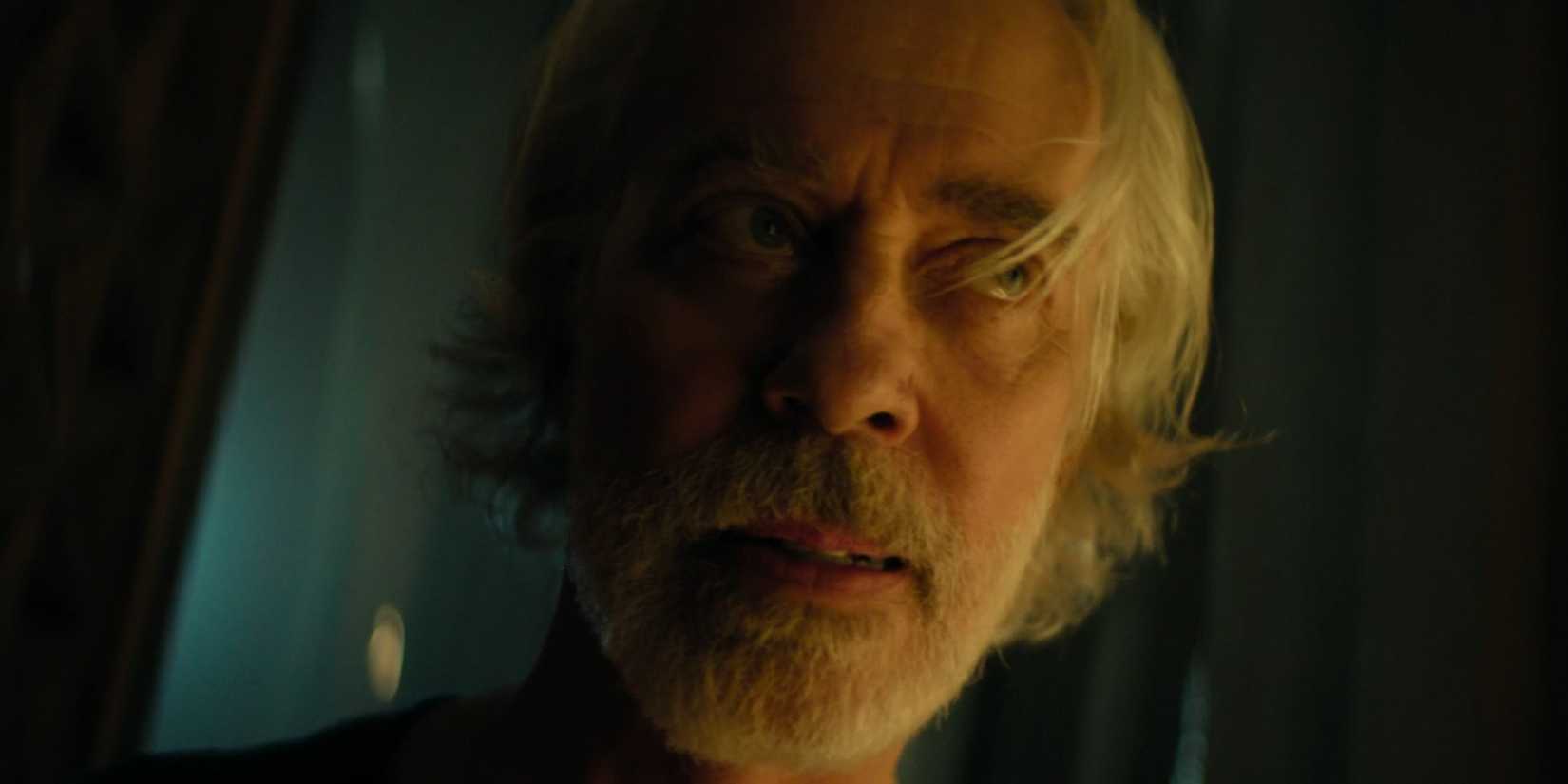 Terrence Mann looking ominous as Brother Dusk in Foundation
