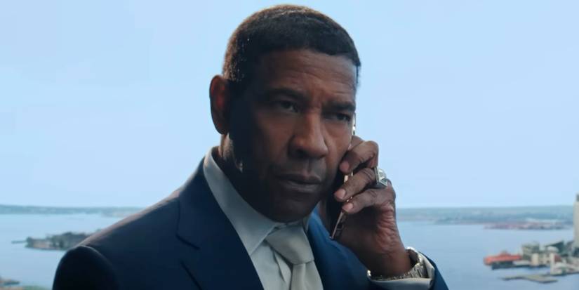 Denzel Washington as David King on the phone in Highest 2 Lowest