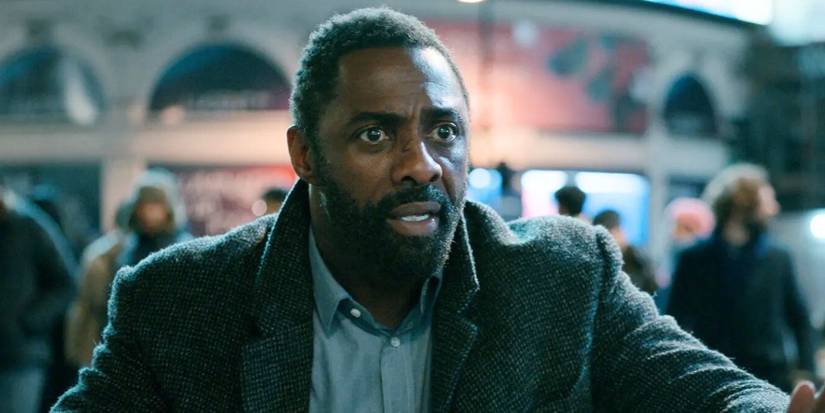 John Luther (Idris Elba) pensativo em Luther.