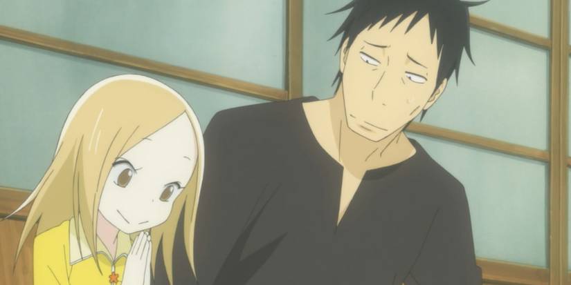 Daikichi and Rin in 2011's Bunny Drop.