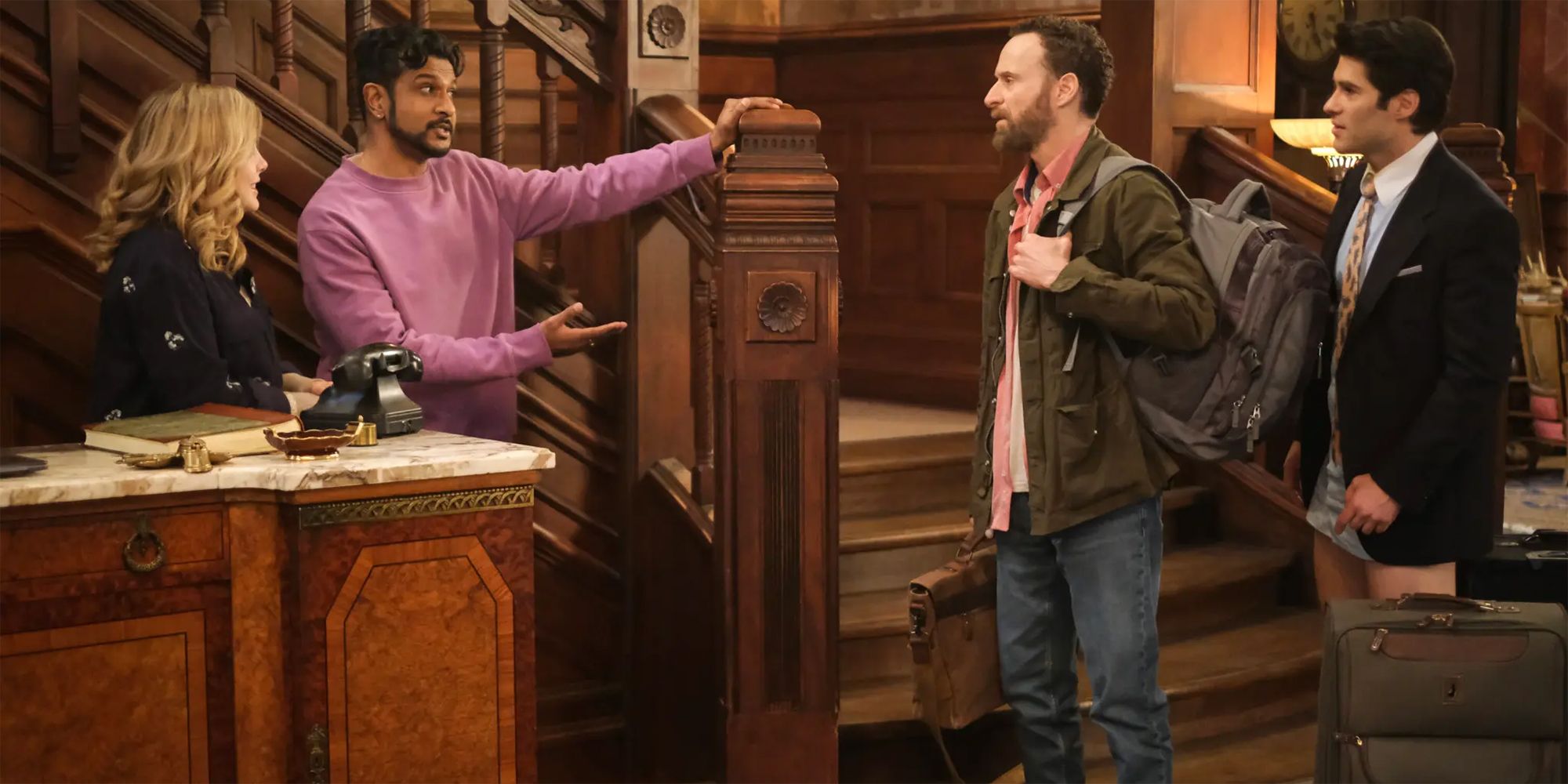 Utkarsh Ambudkar and Ghosts cast in season 4