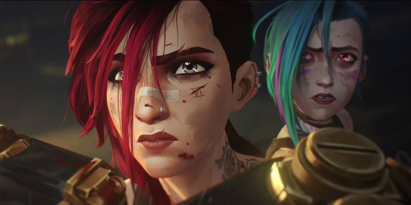 Vi and Jinx in Arcane