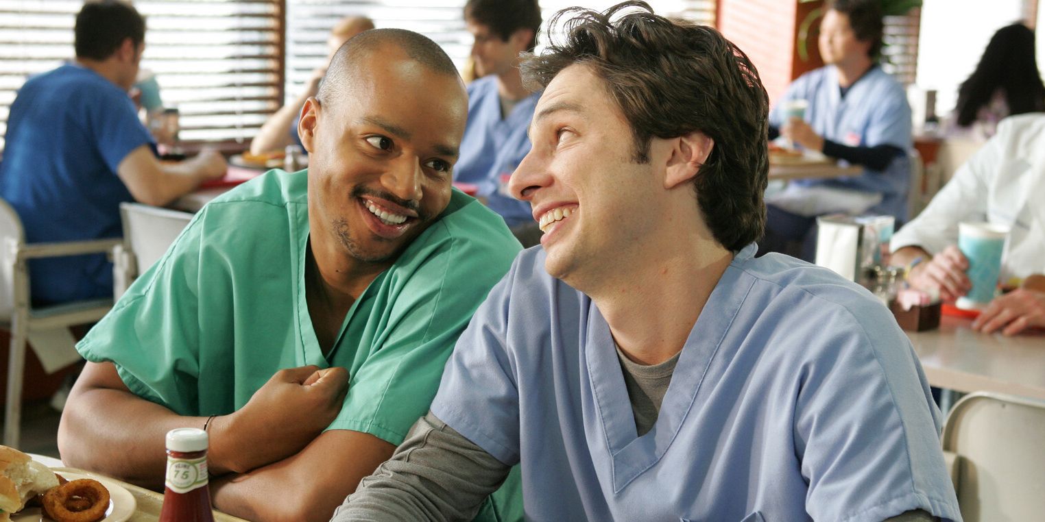 Zach Braff e Donald Faison in Scrubs