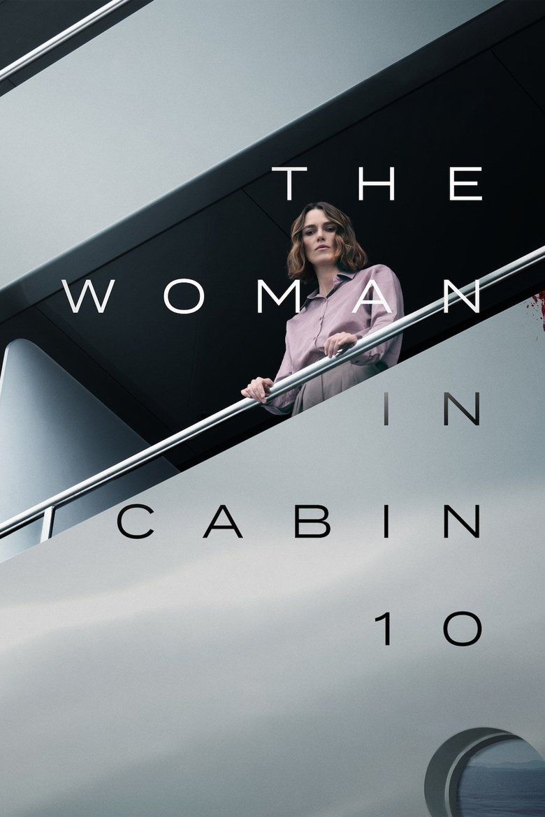 Pôster oficial do filme The Woman in Cabin 10.