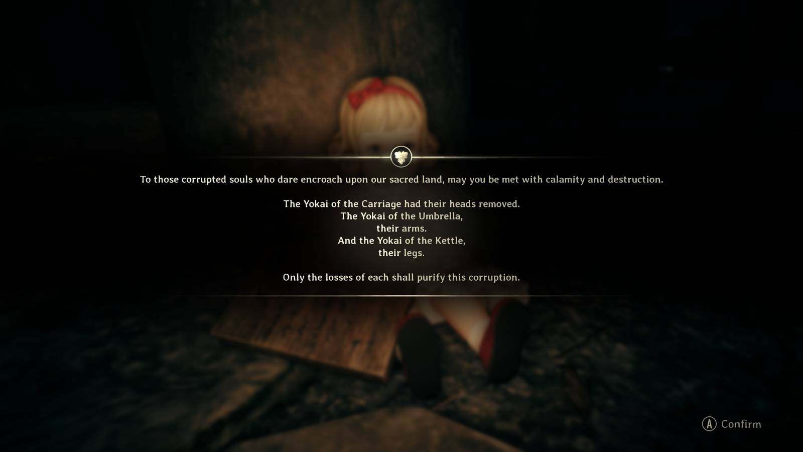 Indizio per il Puzzle Shrine Vault in Silent Hill f