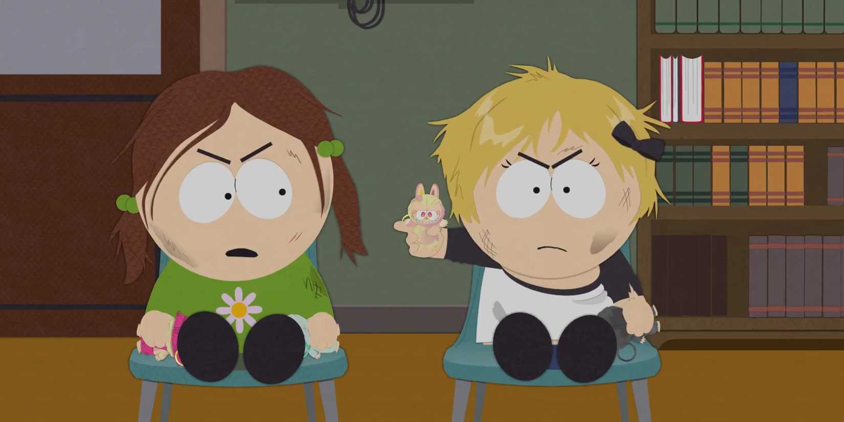 A Labubu doll from South Park