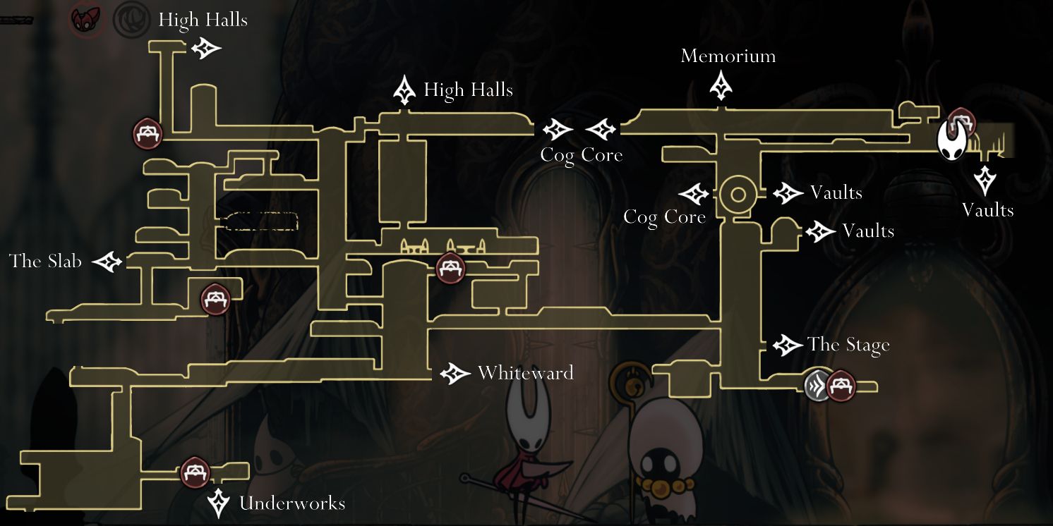 Mappa dei Choral Chambers