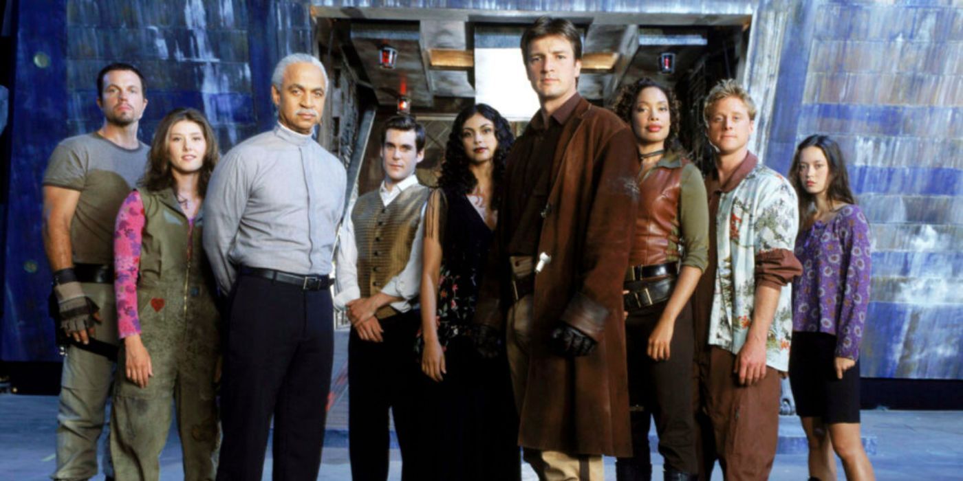 A promo photo for the cast of Firefly