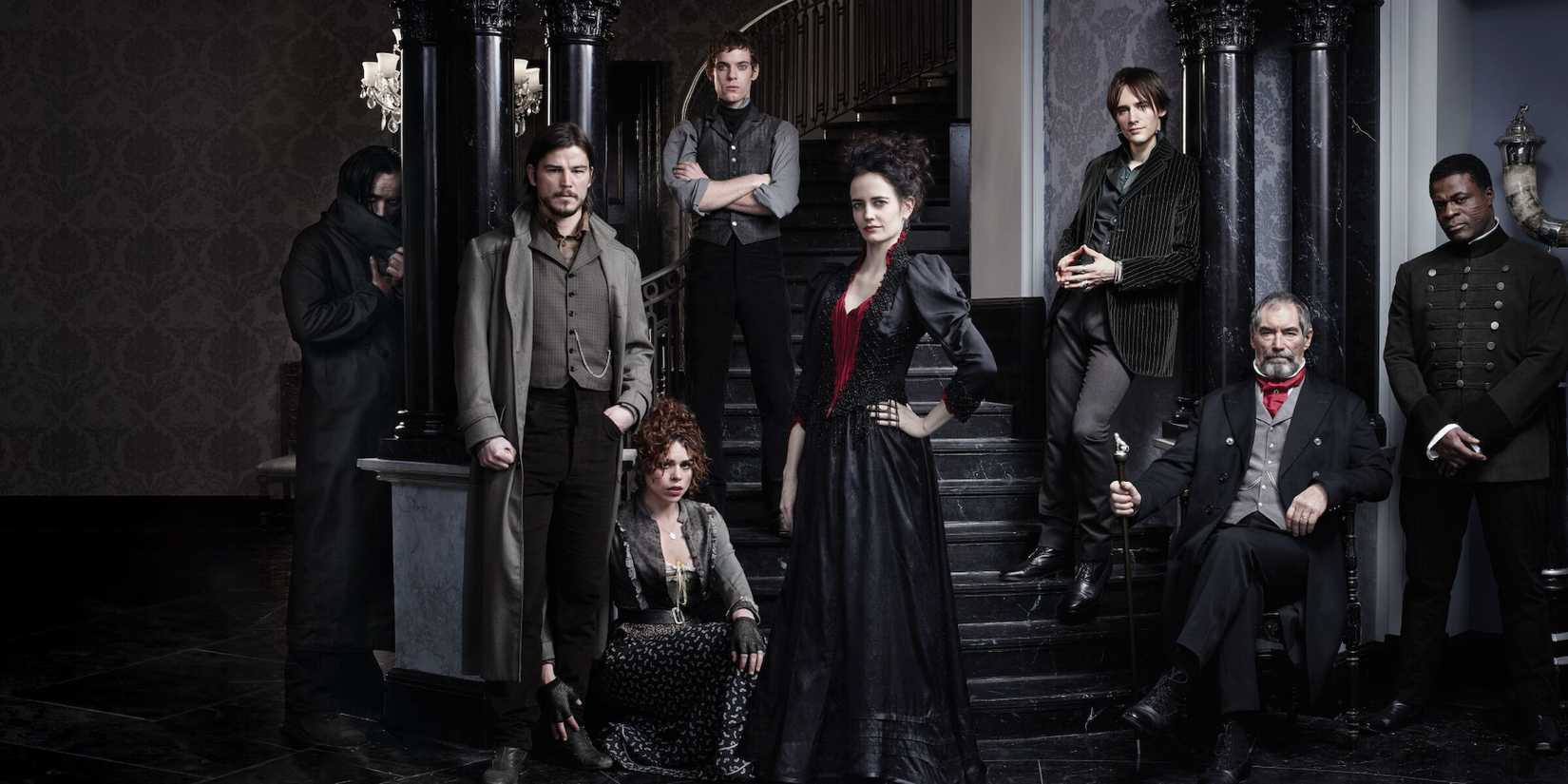 A promotional photo of the Penny Dreadful cast