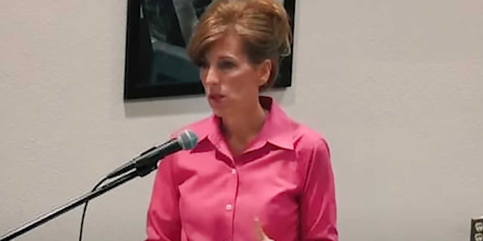 A speech in front of a crowd occurs in The Librarians