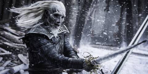 A White Walker Fighting With A Sword In Game Of Thrones