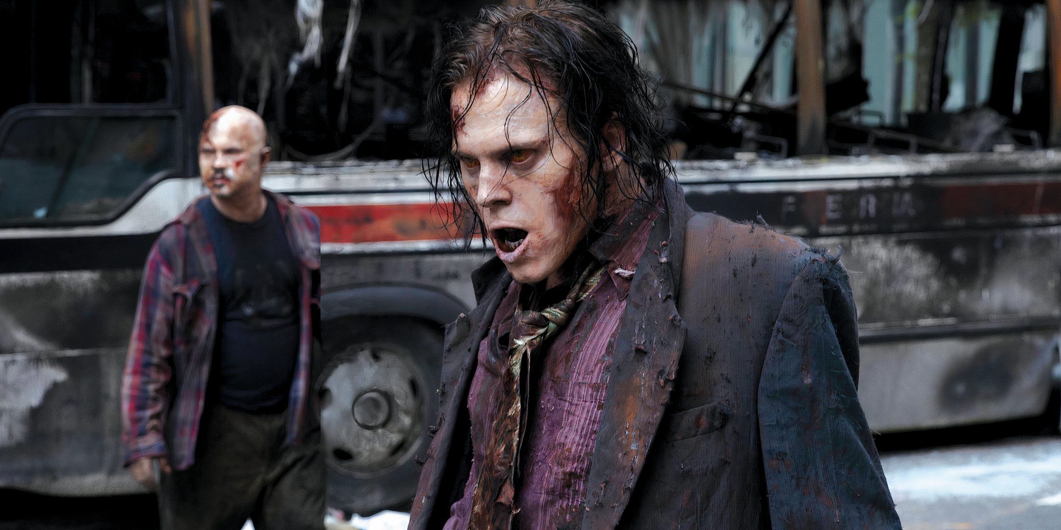 Uno zombie in abito nel episodio pilota di The Walking Dead
