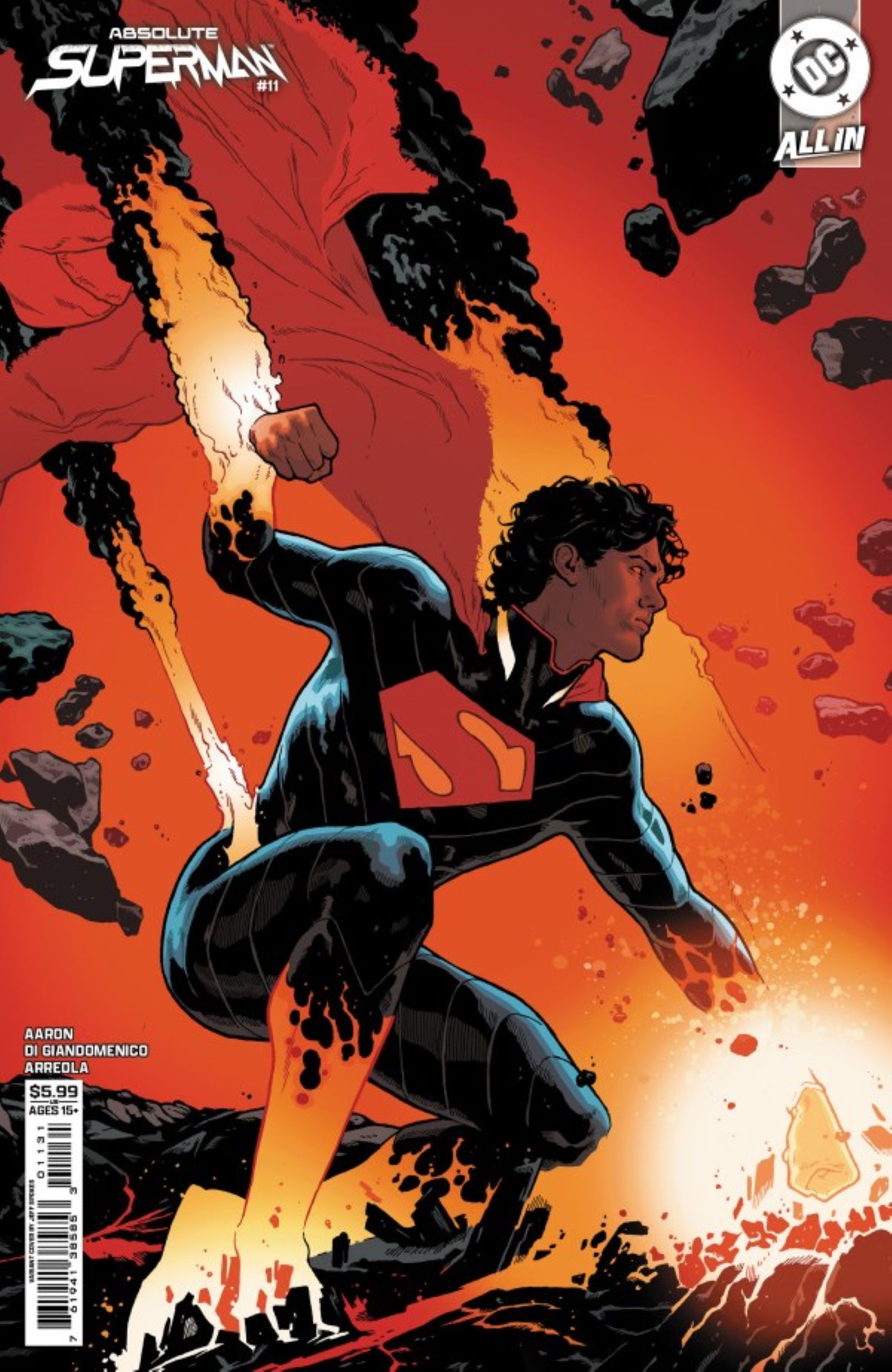 Absolute Superman #11 variant coveer spokes