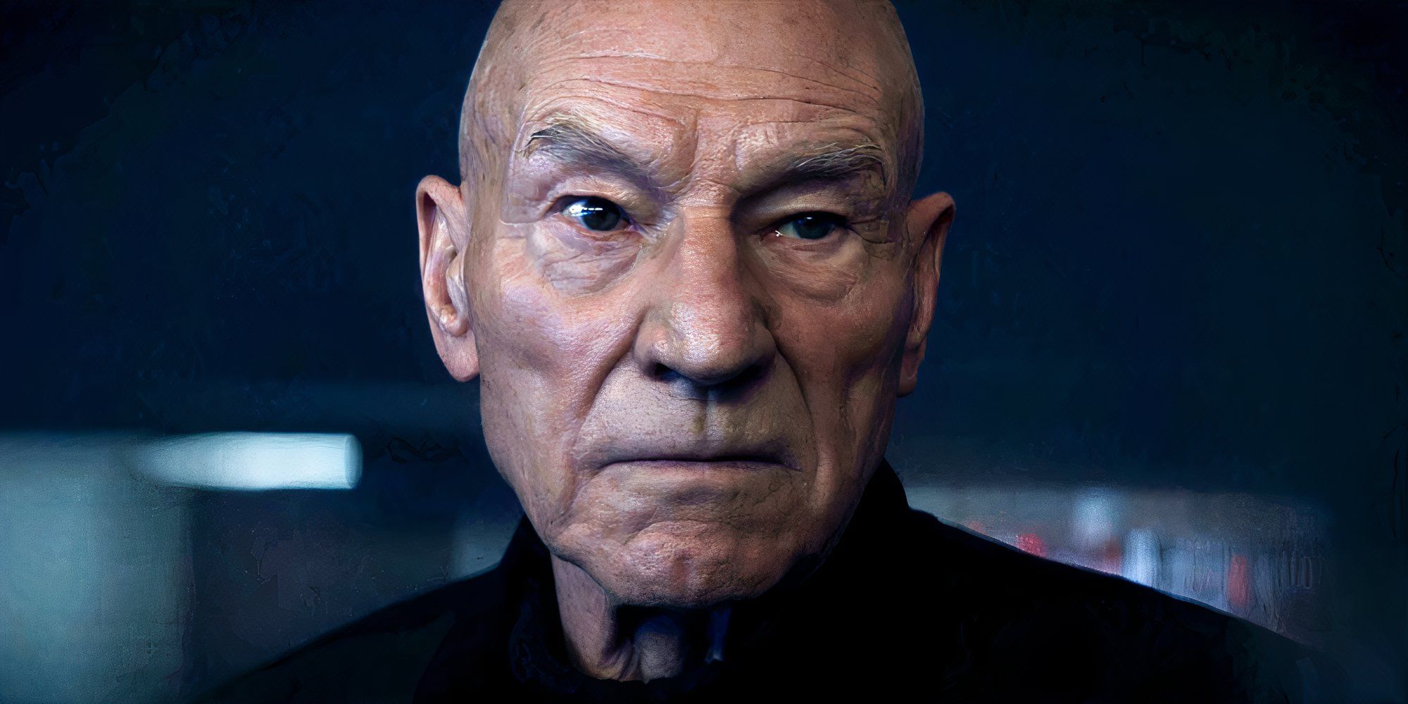 Admiral Jean-Luc Picard close up