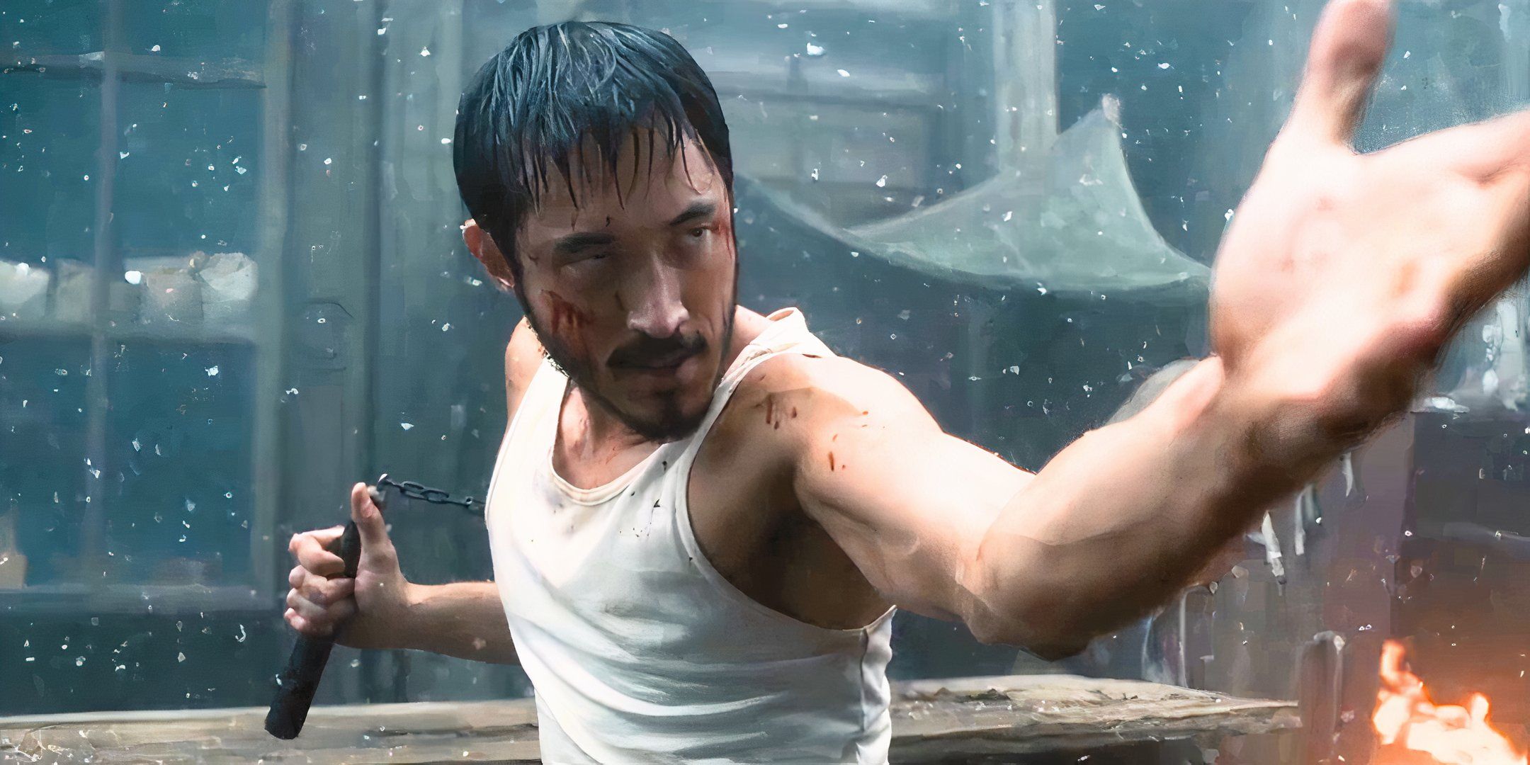 Ah Sahm (Andrew Koji) pronto allo scontro in Warrior