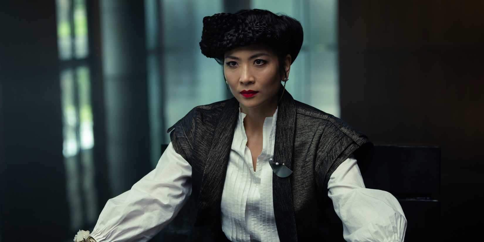 Sandra Yi Sencindiver as Yutani in Alien: Earth episode 6 "The Fly"