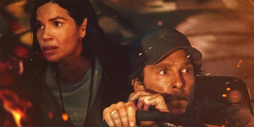 America Ferrera & Matthew McConaughey in The Lost Bus