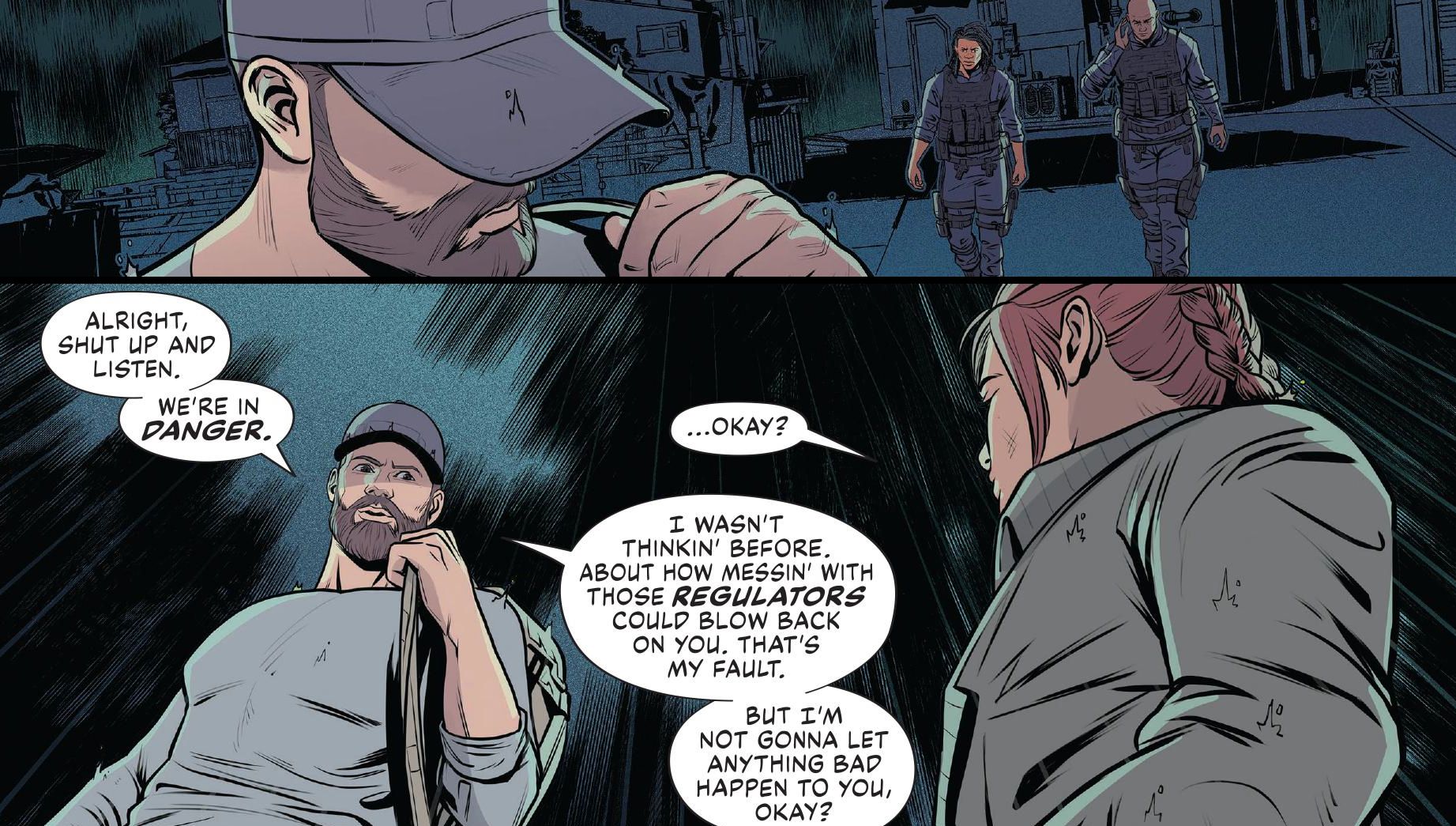 Amos and Aggie in The Expanse A Little Death Comic