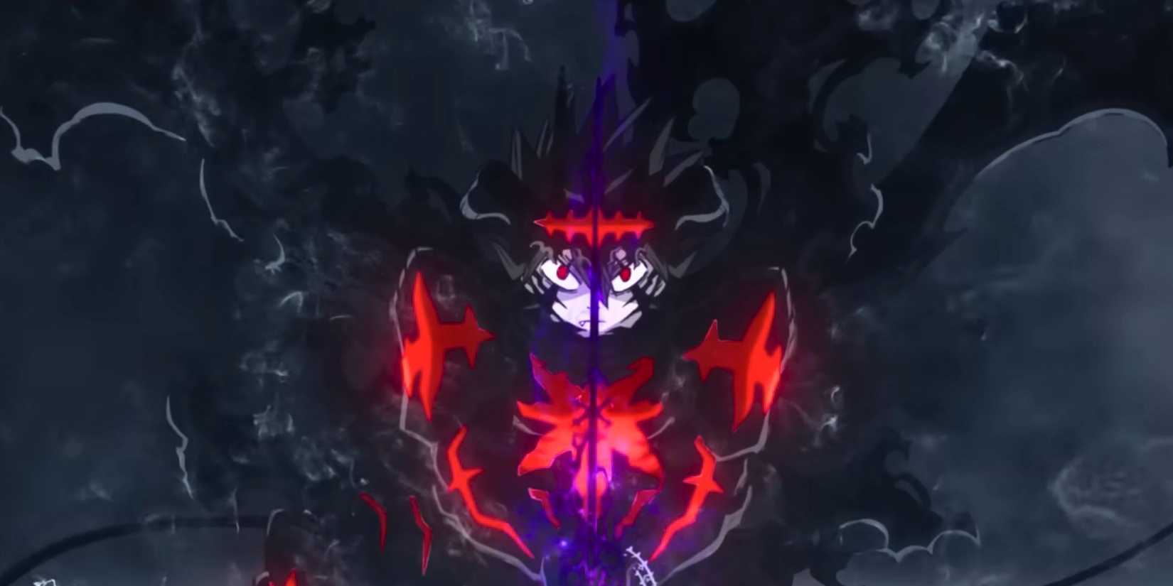 Asta in his Devil Union Form holding his Demon-Slasher Katana