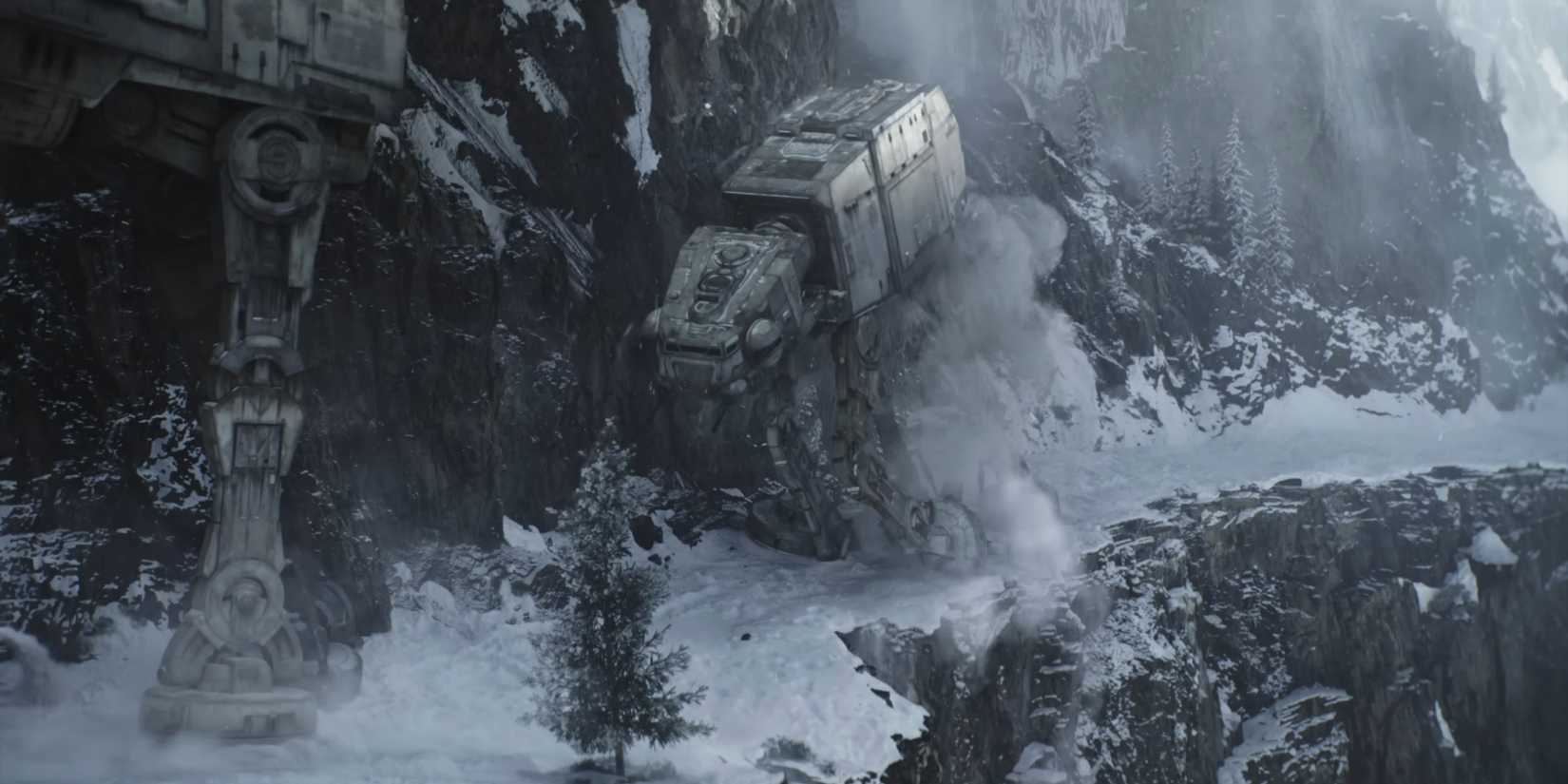 An AT-AT Walker in The Mandalorian and Grogu Trailer