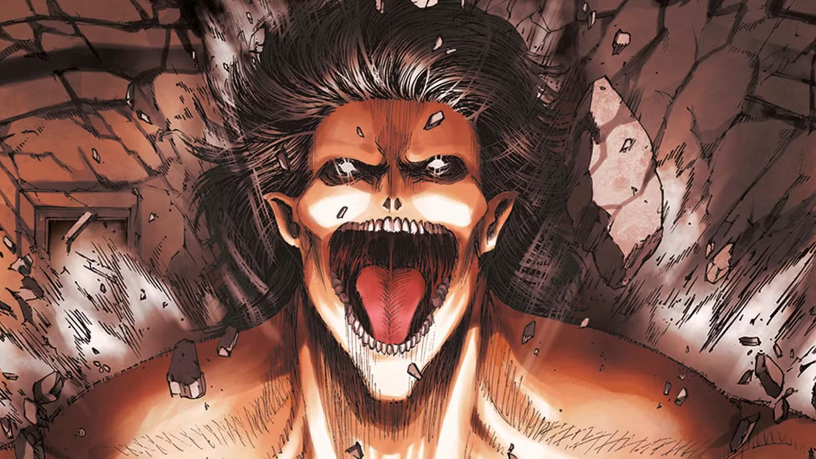 Imagem destacada do mangá Attack on Titan