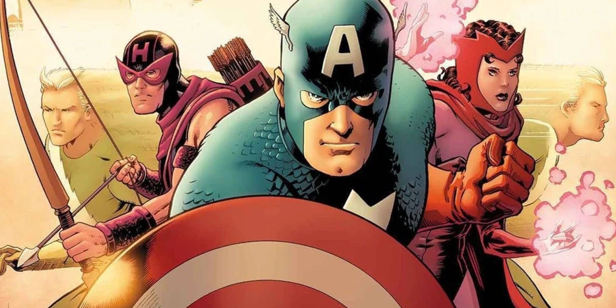 copertina di Avengers Four con il team di Captain America