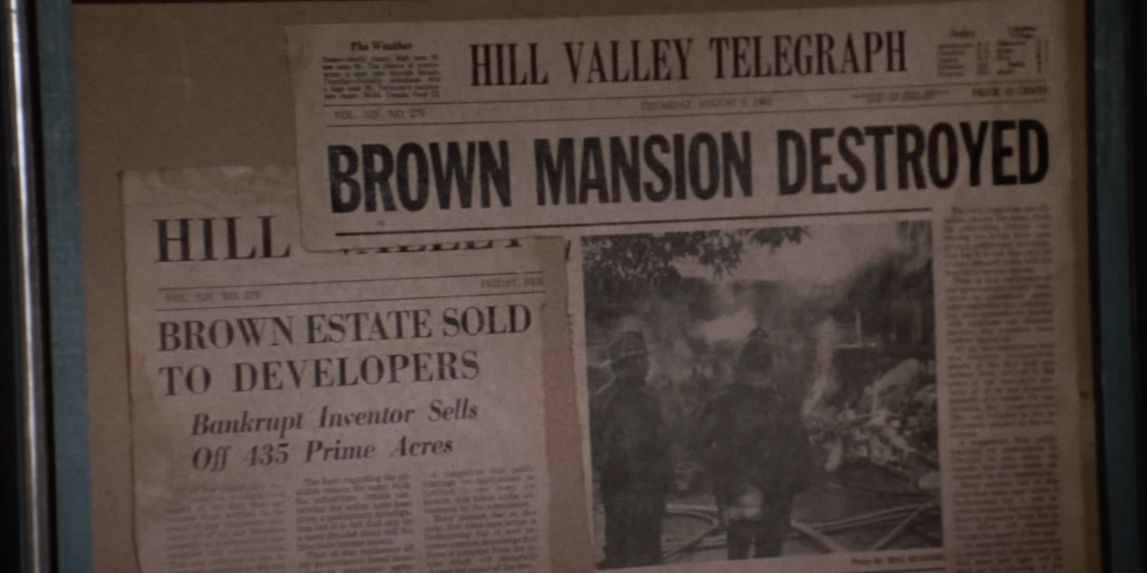A newspaper from Back to the Future