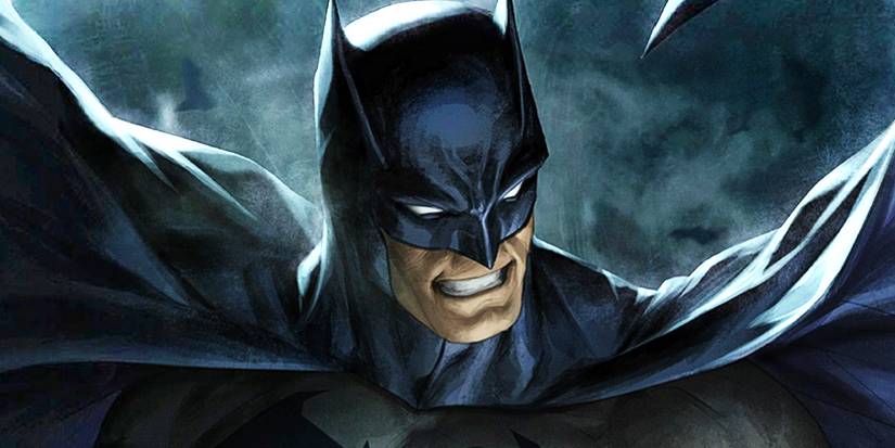 Batman scowls in DC Comics art by Artgerm