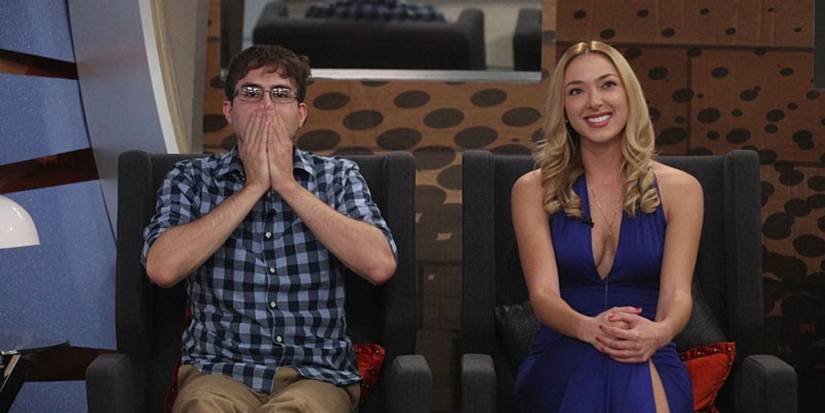 Steve Moses and Liz Nolan in the Big Brother 17 finale.